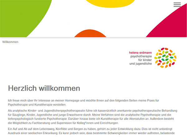 Zur Website der Praxis für Kinder- und Jugendlichenpsychotherapie Helena Erdmann in Bremerhaven
